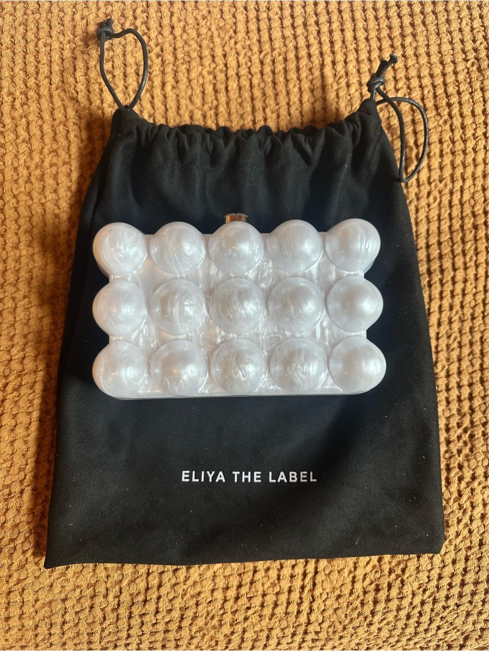 Eliya the Label Bubble Clutch